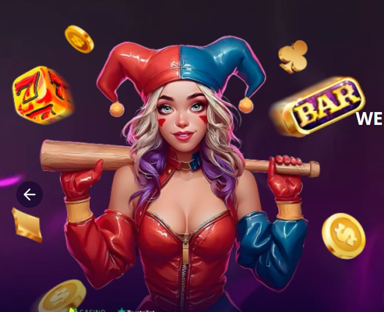 Slotoro jester mascot